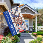 Cowgic Welcome Summer Independence Day Beach Garden Flag
