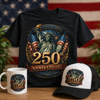 Cowgic USA 250th Anniversary 1776–2026 – Statue of Liberty Patriotic T-Shirt
