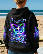 Cowgic I Believe There Are Angels Among Us Butterfly Women's All Over Print Shirt