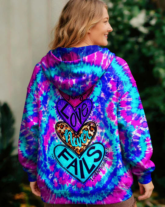 Cowgic His Love Never Fails Women's All Over Print Shirt