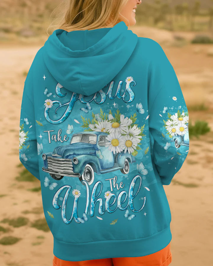 Cowgic Jesus Take The Wheel Truck Women's All Over Print Shirt