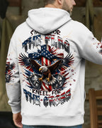 Cowgic Stand For The Flag Kneel For The Cross Eagle Men's All Over Print Shirt