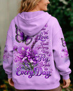 Cowgic Those We Love Don’t Go Away Butterfly Women's All Over Print Shirt