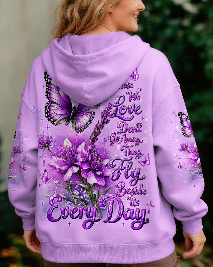 Cowgic Those We Love Don’t Go Away Butterfly Women's All Over Print Shirt
