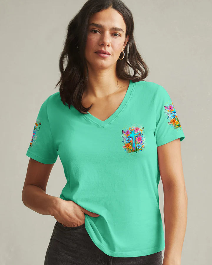 Cowgic Where There Is Faith Miracles Happen Women's All Over Print Shirt