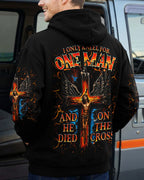 Cowgic I Only Kneel For One Man Jesus On Cross All Over Print Shirt