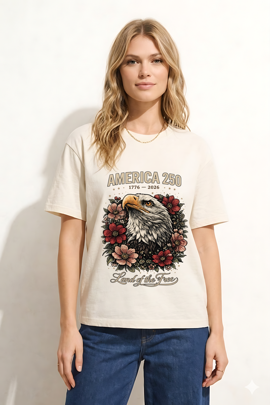Cowgic America 250" Vintage Floral Tee