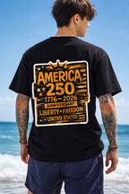 Cowgic USA 250 Years Commemorative Graphic T-Shirt – 1776-2026 Edition