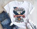 Cowgic America 250th Anniversary T-Shirt (1776 - 2026) | Vintage Eagle & Liberty Bell Commemorative Tee