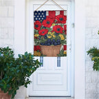 Cowgic July 4th Basket of Flowers National Flag