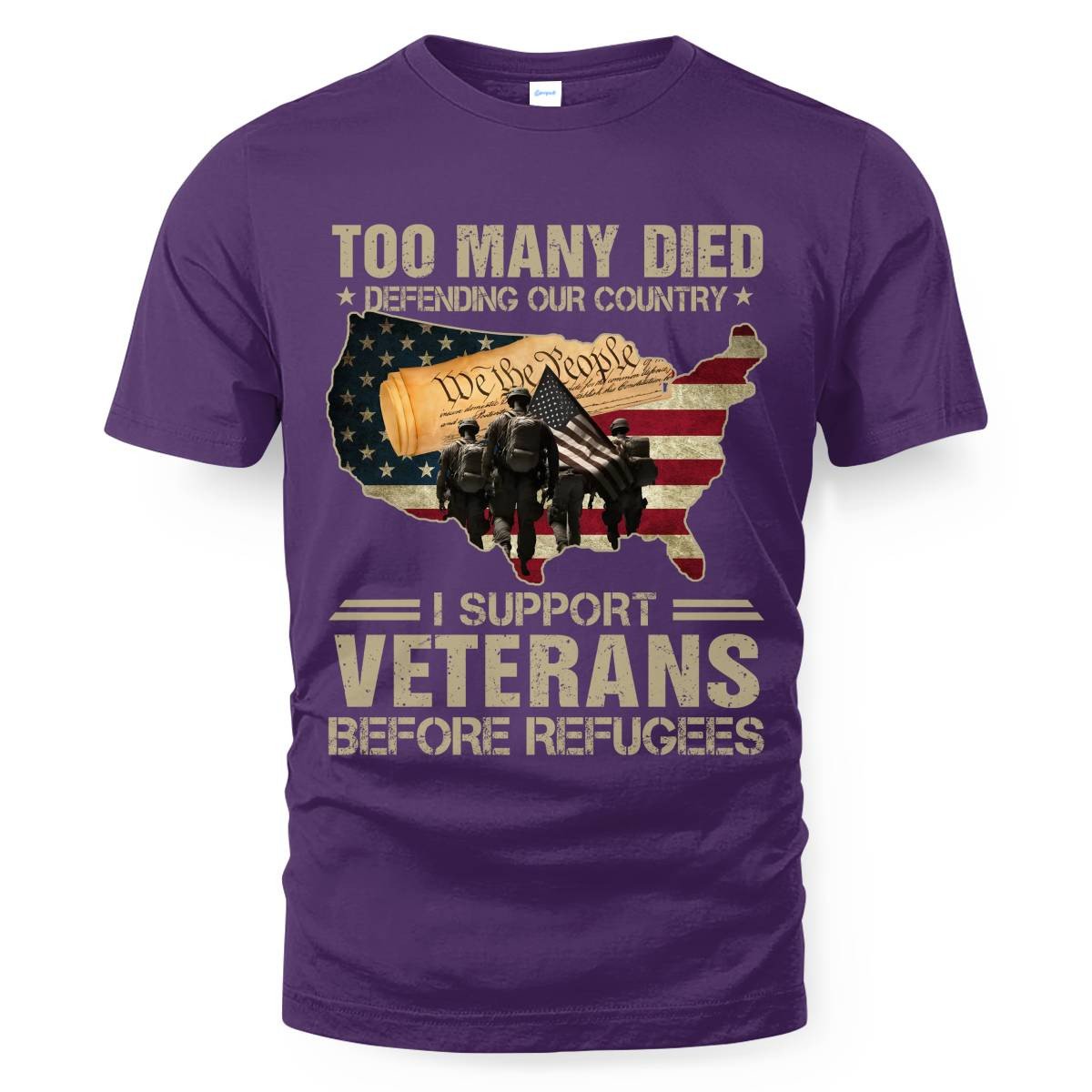 Cowgic I Support Veterans Before Refugees