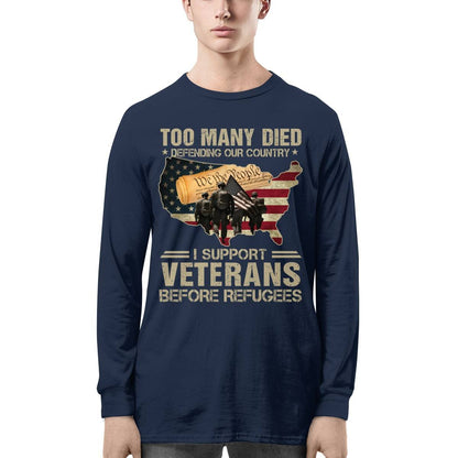 Cowgic I Support Veterans Before Refugees