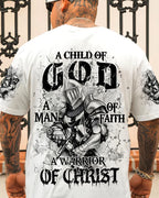 Cowgic A Warrior Of Christ Men's All Over Print Shirt