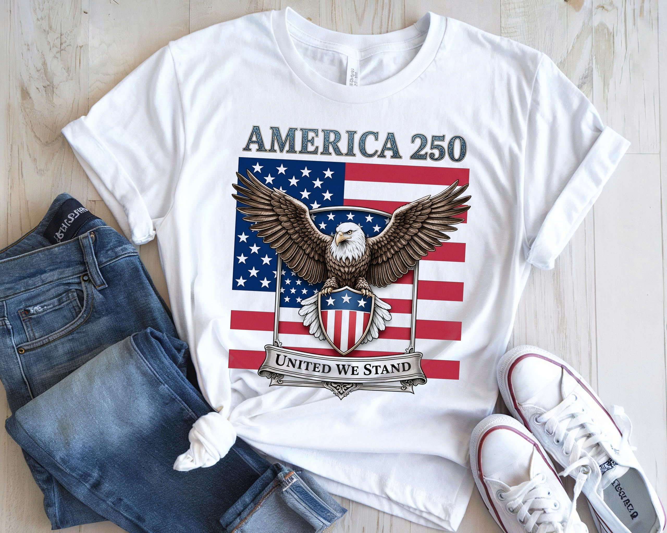 Cowgic America 250 "United We Stand" Anniversary Tee