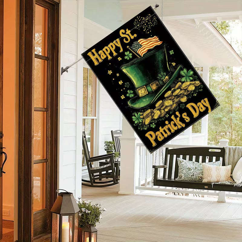 Cowgic St. Patrick'S Day Garden Flag