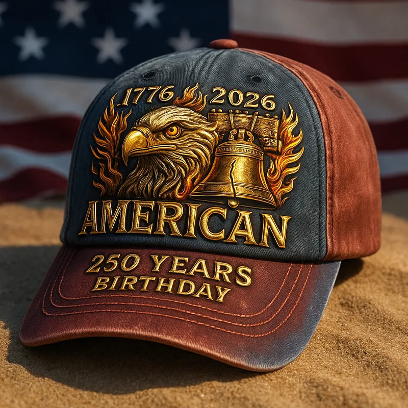 Cowgic US Retro 250th Anniversary Printed Cap v14