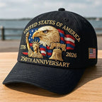 Cowgic Eagle & Liberty – United States 250th Anniversary Embroidered Cap