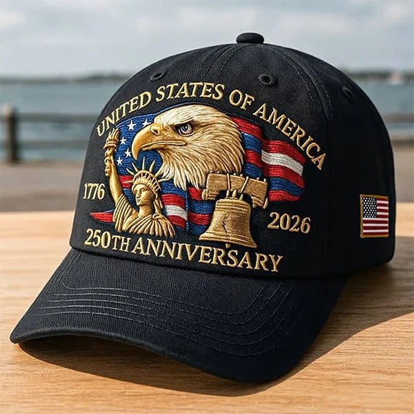 Cowgic Eagle & Liberty – United States 250th Anniversary Embroidered Cap