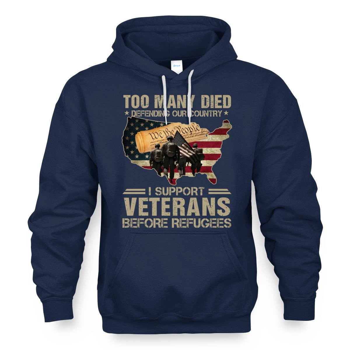 Cowgic I Support Veterans Before Refugees