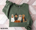 Cowgic Halloween Golden Retriever Ghost Dogs