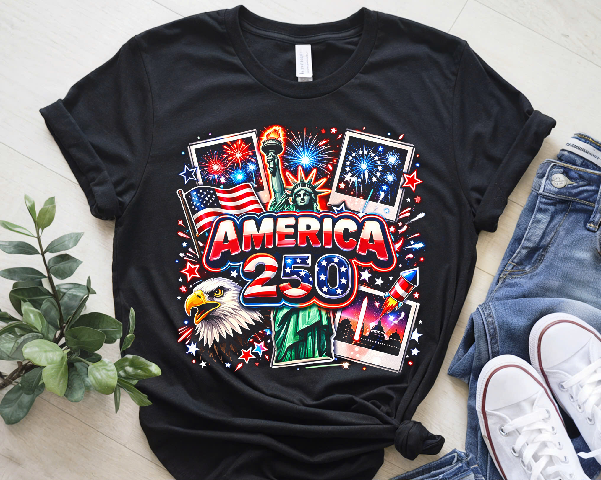 Cowgic America 250th Anniversary T-Shirt - 2026 Independence Day Commemorative Tee