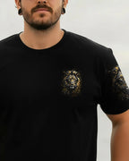 Cowgic It Is God Who Arms Me With Strength Lion Men's All Over Print Shirt