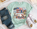 Cowgic Revolutionary War America 250th Anniversary T-Shirt - 1776 Heritage Graphic Tee