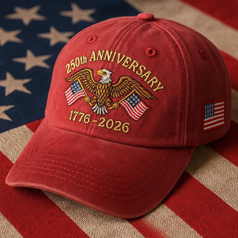Cowgic US Retro 250th Anniversary Embroidered Cap v7