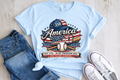 Cowgic America 250 Baseball Anniversary Shirt - 250 Years Strong Commemorative Graphic Tee