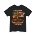 Cowgic Faith & Freedom 250 Years Patriotic Shirt