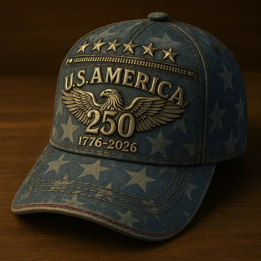 Cowgic US Retro 250th Anniversary Printed Cap