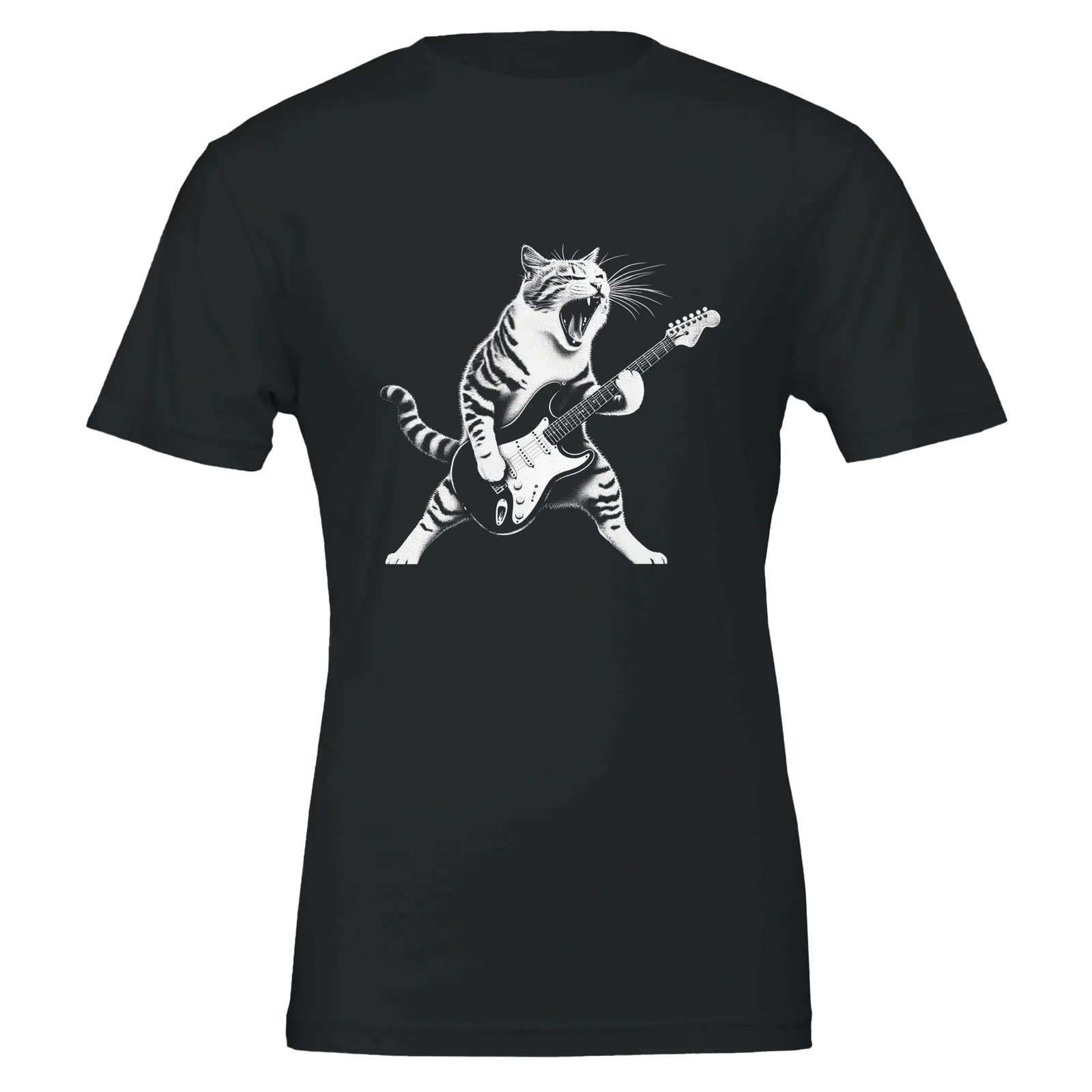 Cowgic Funny Cat & Guitar