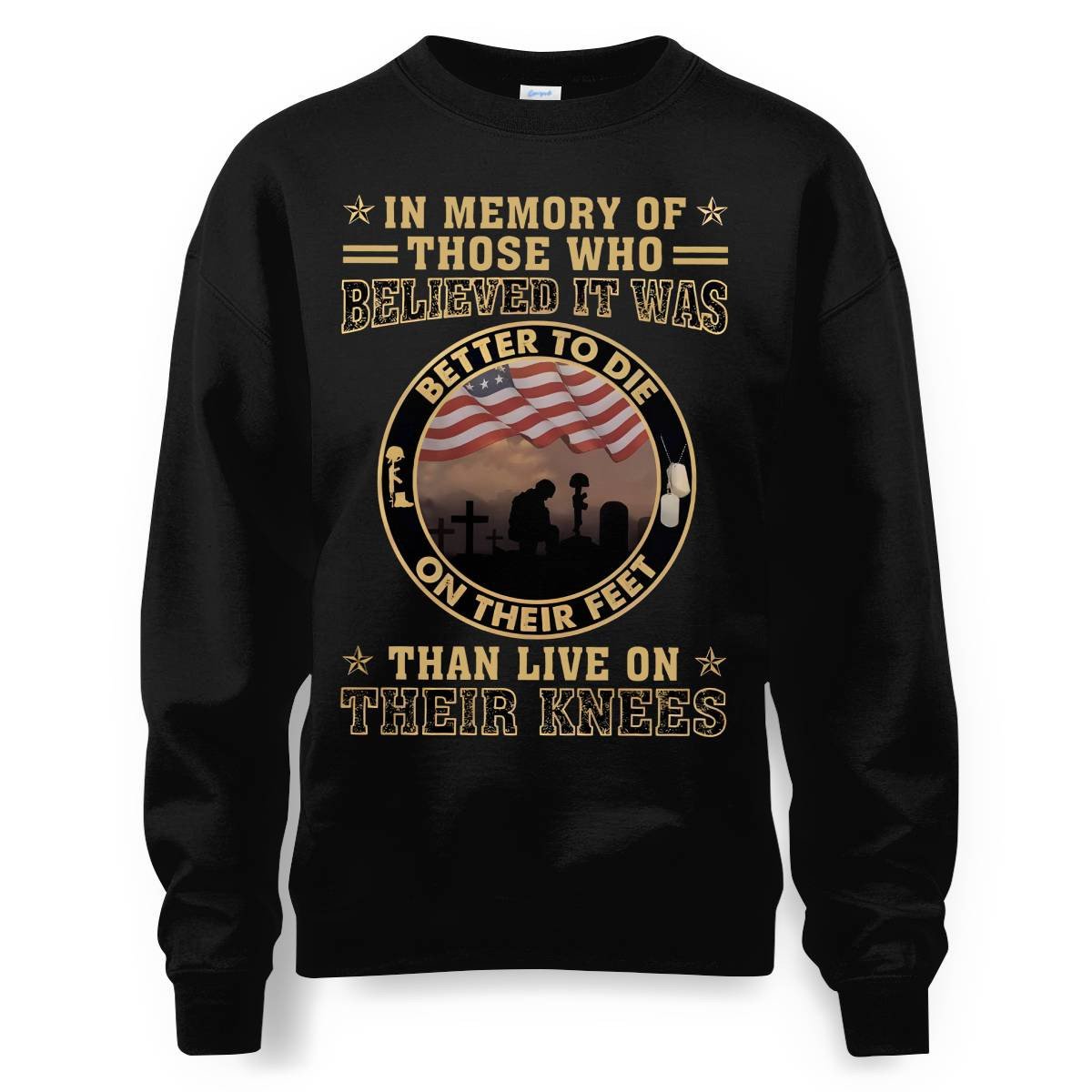 Cowgic Better To Die On Their Feet Than To Live On Their Knees Veteran
