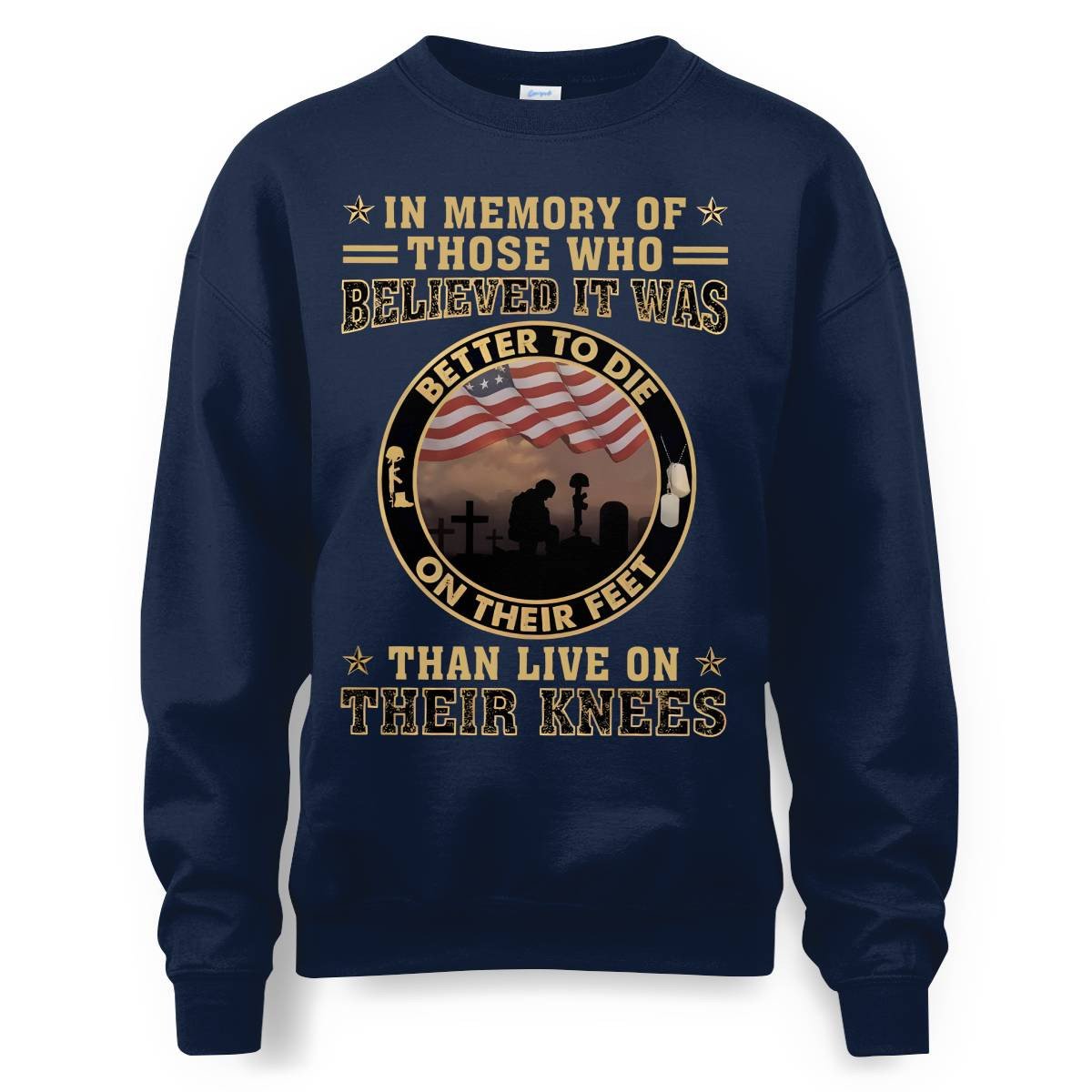 Cowgic Better To Die On Their Feet Than To Live On Their Knees Veteran