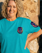 Cowgic I’m Not Perfect Just Forgiven Lion Women's All Over Print Shirt