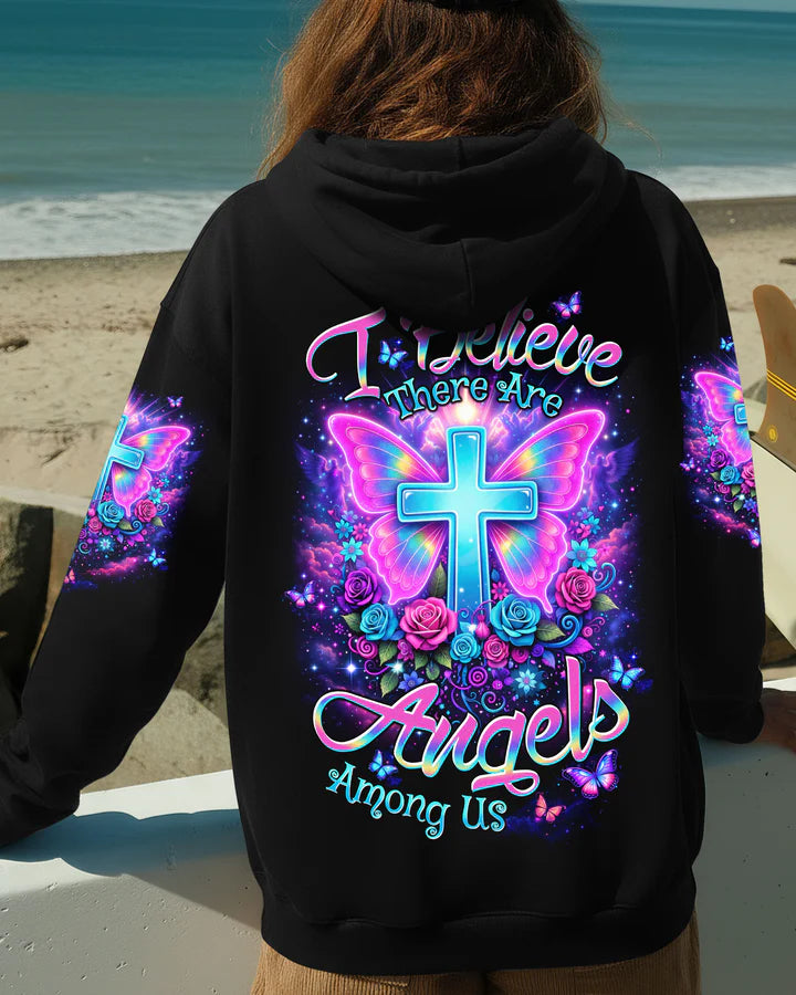 Cowgic I Believe There Are Angels Among Us Women's All Over Print Shirt