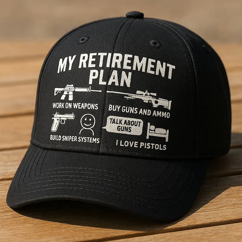Cowgic Veterans Art Print MY RETIREMENT Cap