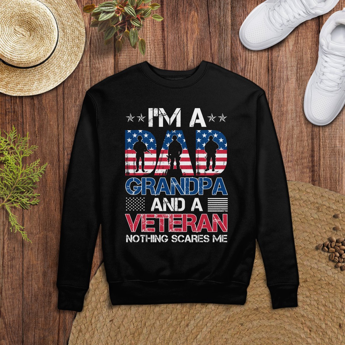 Cowgic U.S Veteran Nothing Scares Me