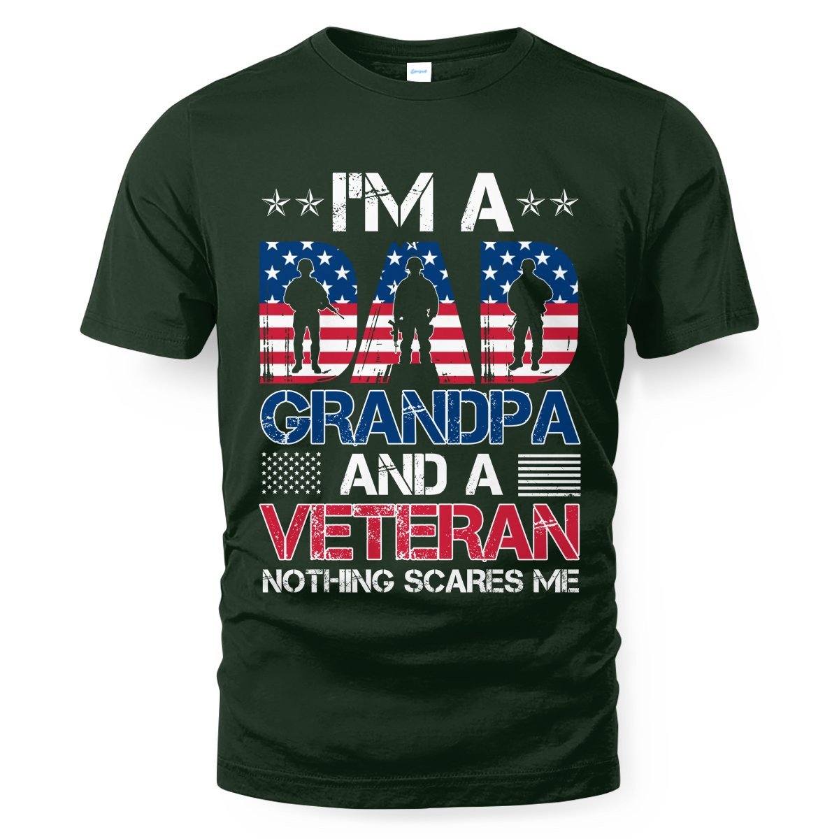 Cowgic U.S Veteran Nothing Scares Me