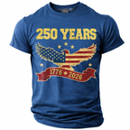 Cowgic America's 250th Anniversary Men's American US Flag v3 T Shirt