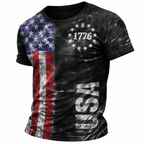 Cowgic America's 250th Anniversary Men's American US Flag v7 T Shirt