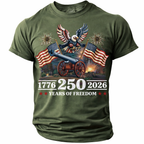 Cowgic America's 250th Anniversary Men's American US Flag v4 T Shirt