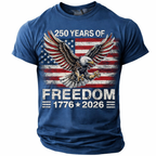 Cowgic America's 250th Anniversary Men's American US Flag v6 T Shirt