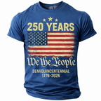 Cowgic America's 250th Anniversary Men's American US Flag v2 T Shirt