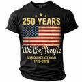 Cowgic America's 250th Anniversary Men's American US Flag v2 T Shirt