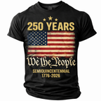 Cowgic America's 250th Anniversary Men's American US Flag v2 T Shirt