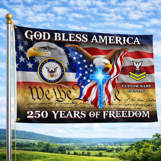 Cowgic U.S. Navy - Flying Flag Custom