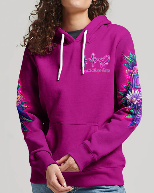 Cowgic Faith Hope Love Floral Christian Women’s All Over Print