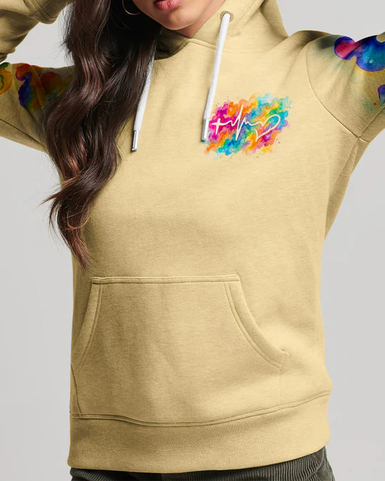 Cowgic Forgiven Faith Cross Watercolor Christian Women’s All Over Print