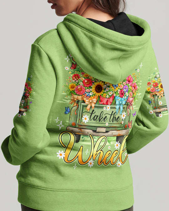 Cowgic Jesus Take The Wheel Women's All Over Print Shirt